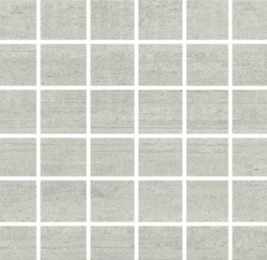 Campido Light grey mosaic 2x2 (12x12) 10MM